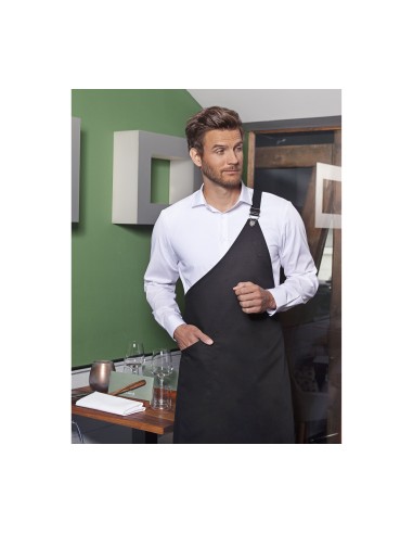 KAL-LS36-Asymmetrical Bib Apron Classic With Pocket